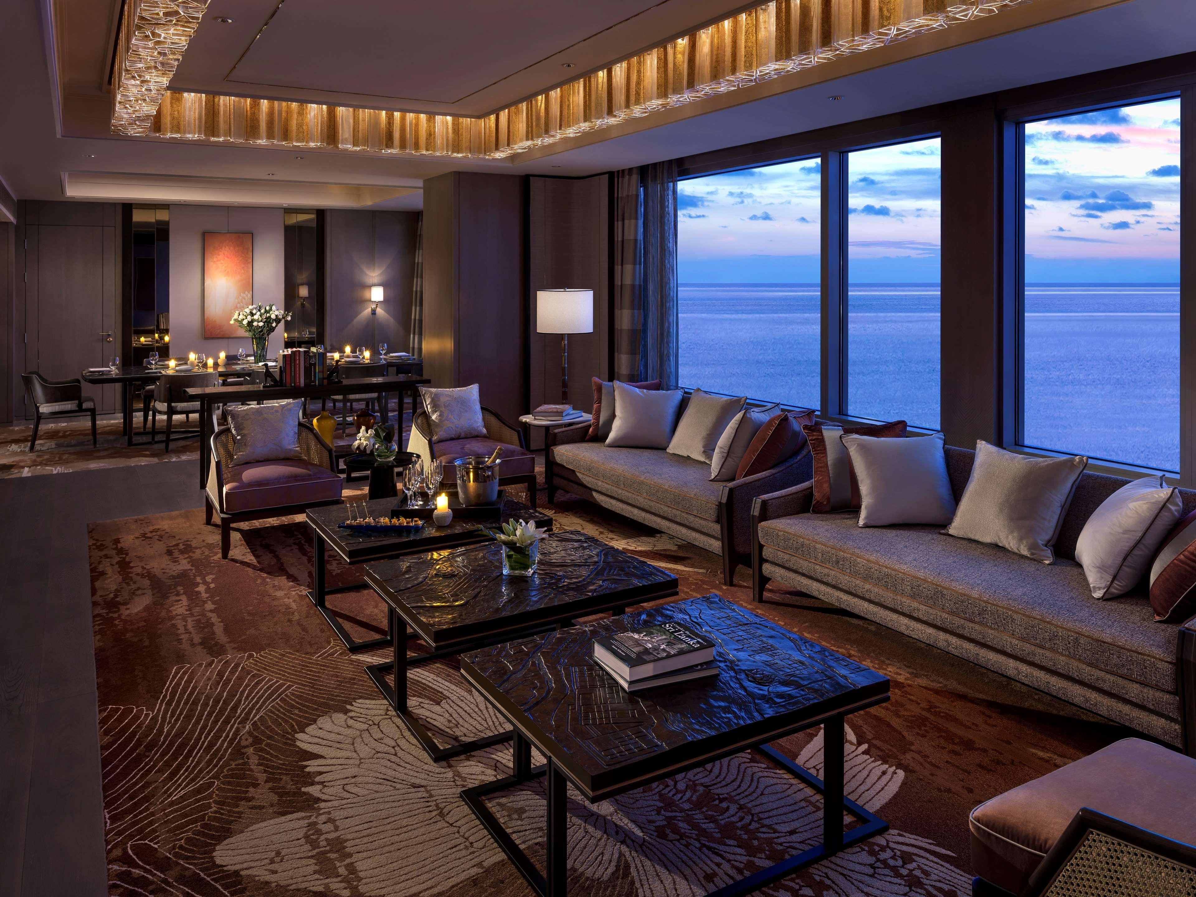 Shangri-La كولمبو المظهر الخارجي الصورة The living room of a Presidential Suite