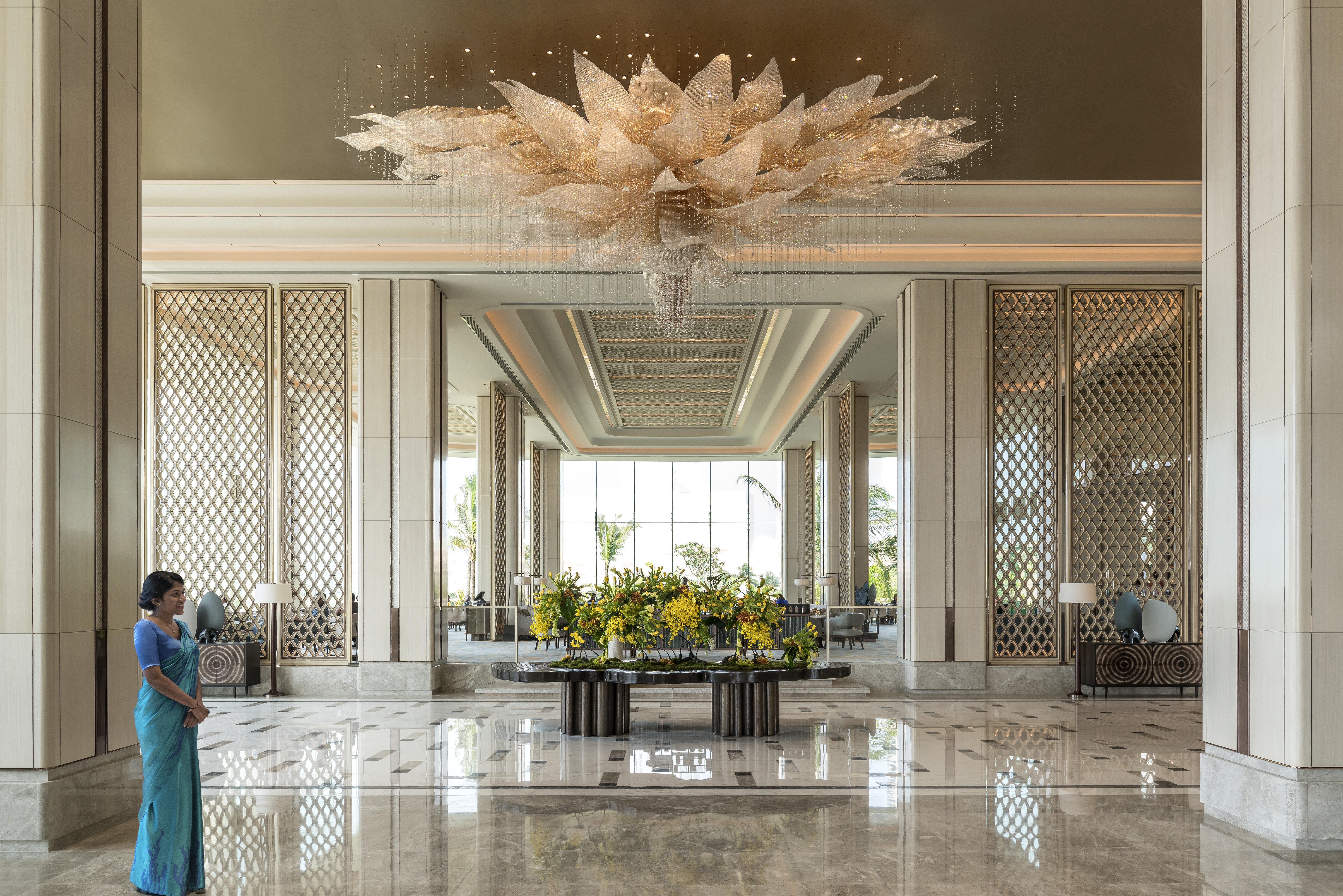 Shangri-La كولمبو المظهر الخارجي الصورة The lobby of the hotel