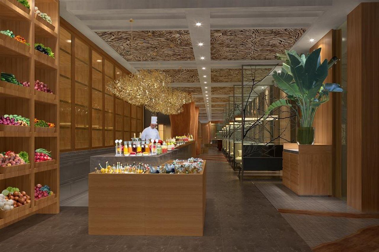 Shangri-La كولمبو المظهر الخارجي الصورة 3D rendering of a restaurant